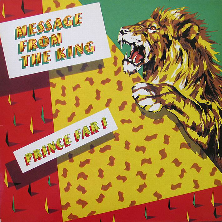 Prince Far I - Message From The King LP sleeve