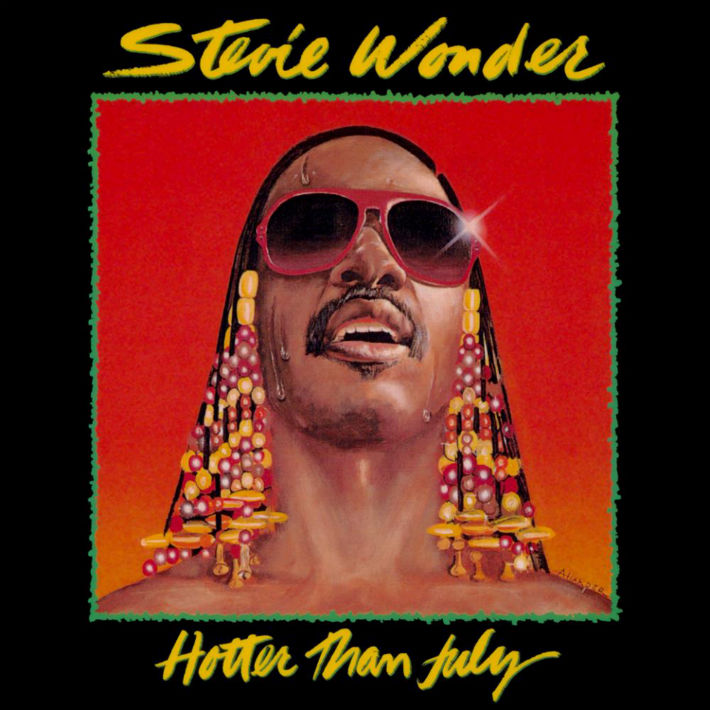 Stevie Wonder: Hotter Than July LP sleeve